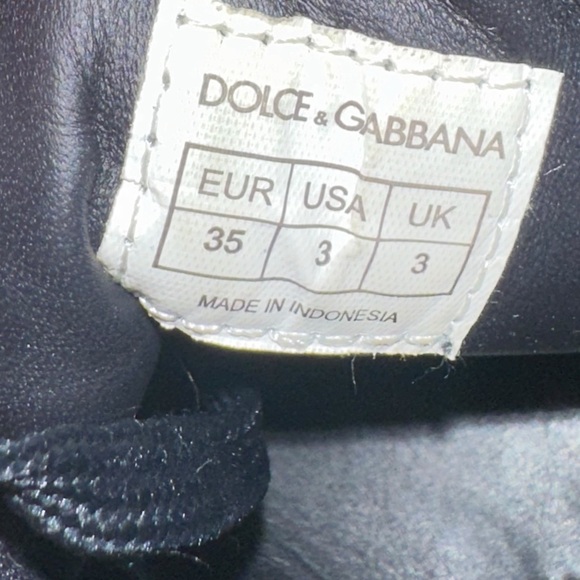 Dolce and Gabbana Leather High Tops - Picture 5 of 7